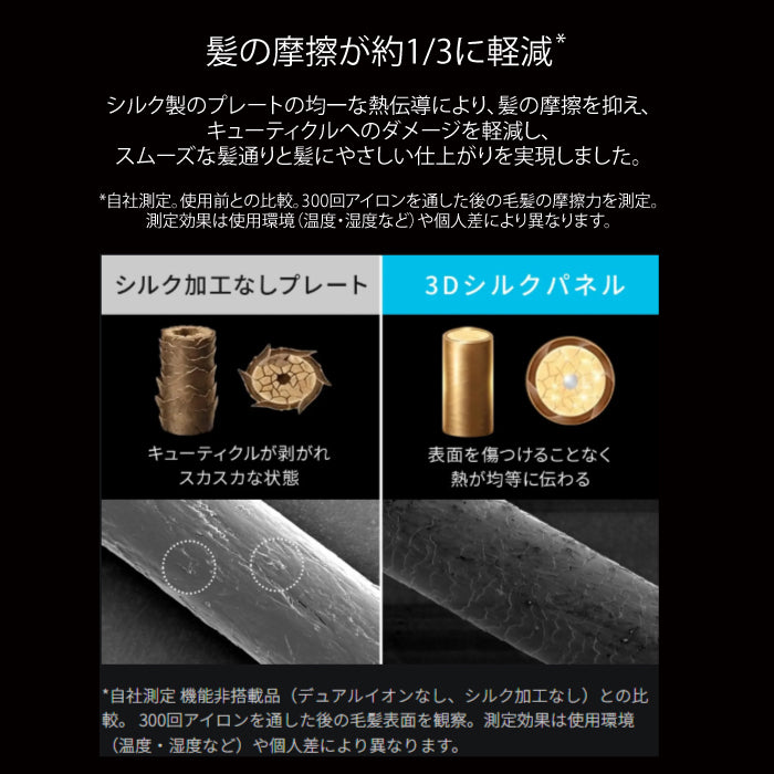 3D SILK STRAIGHT IRON 3D シルクストレートアイロン Brighte