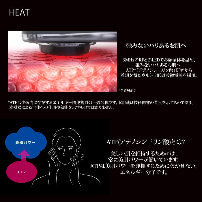 ELEKI LIFT　エレキリフト リフト美顔器　カラー３種　サロン級レベルの本格派