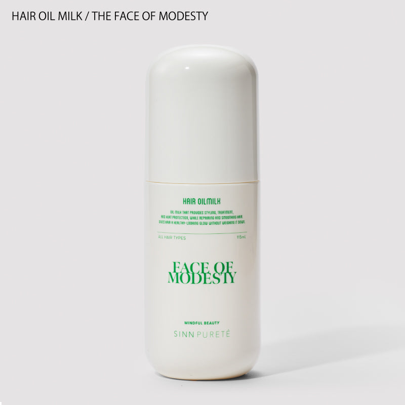 ヘア オイルミルク / FACE OF MODESTY（謙虚な顔） 115ml　HAIR OIL MILK / FACE OF MODESTY