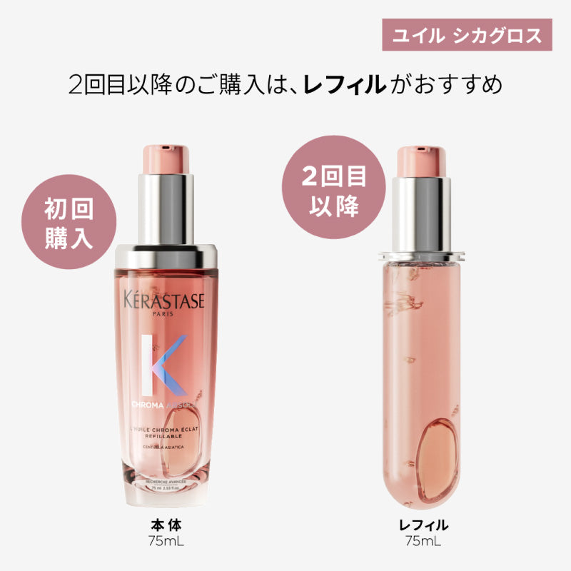 ケラスターゼ CA クロマアブソリュ ユイル シカグロス 75ml　ヘアオイル 洗い流さないトリートメント