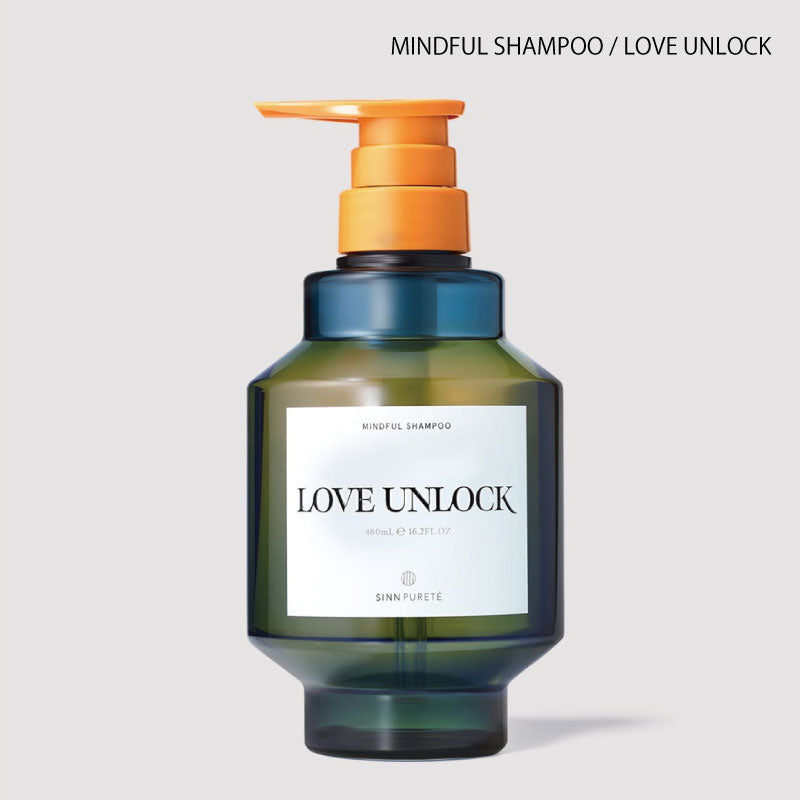 シンピュルテ マインドフル シャンプー / LOVE UNLOCK　ハリコシ うねり 広がり フローラル オレンジフラワー ベルガモット ジンジャー スキンケア発想