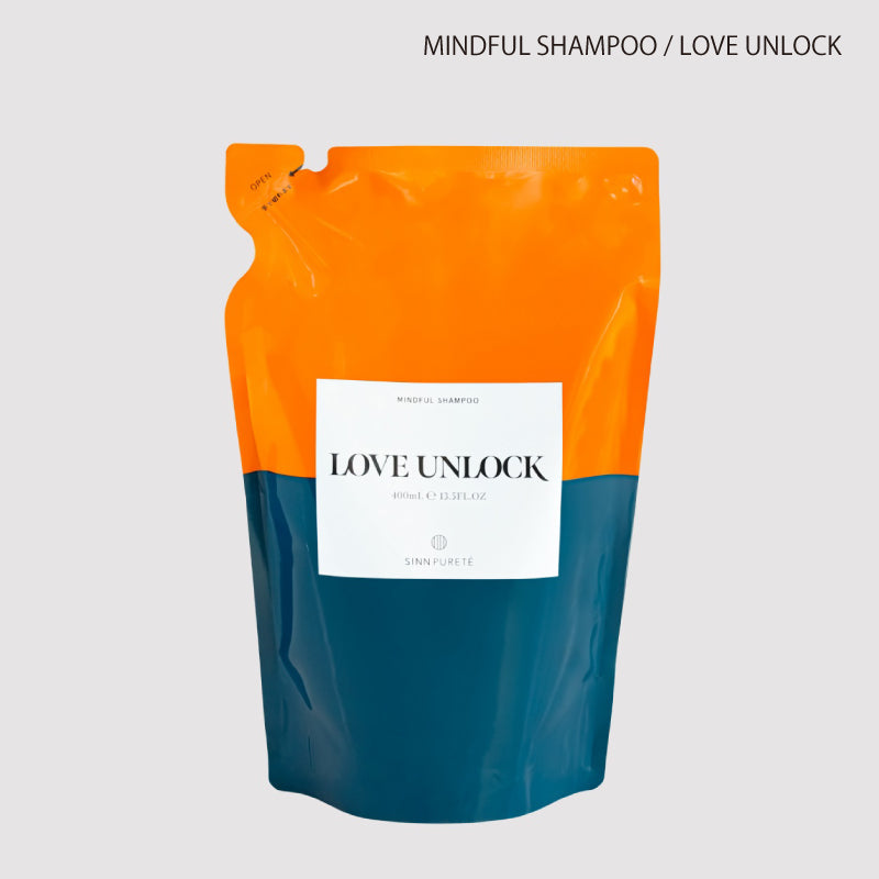 シンピュルテ マインドフル シャンプー / LOVE UNLOCK　ハリコシ うねり 広がり フローラル オレンジフラワー ベルガモット ジンジャー スキンケア発想