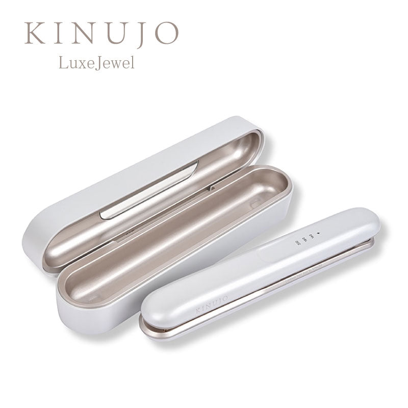 絹女 KINUJO Luxejewel ストレート ヘア アイロン　キヌージョ コードレス アイロン シルクプレート CORDLESS