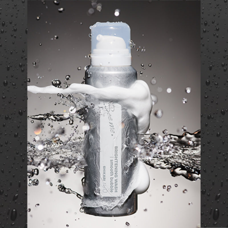 SHIKARI BRIGHTENING WASH スムースバブル 100g　医薬部外品 炭酸 洗顔パック