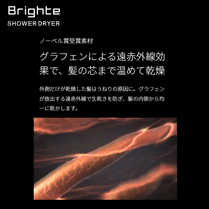 SHOWER DRYER シャワー ドライヤー Brighte
