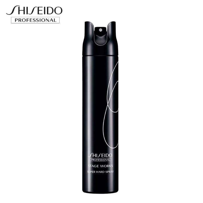 ステージ ワークス スプレー 180g　ラスター・ハード・スーパーハード　資生堂プロフェッショナル ヘアスプレー 仕上げ 艶 固める