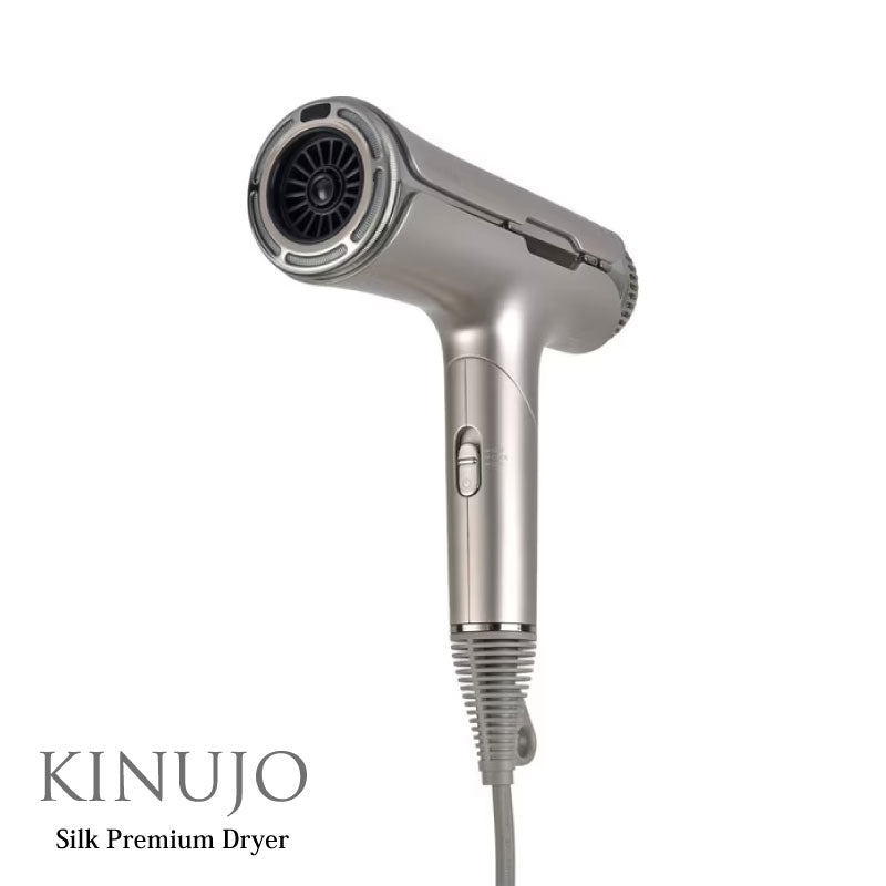 KINUJO Silk Premium Dryer　クリアシルバー/アーバンブラウン　正規品 メーカー１年保証 キヌージョ ドライヤー シルク プレミアム