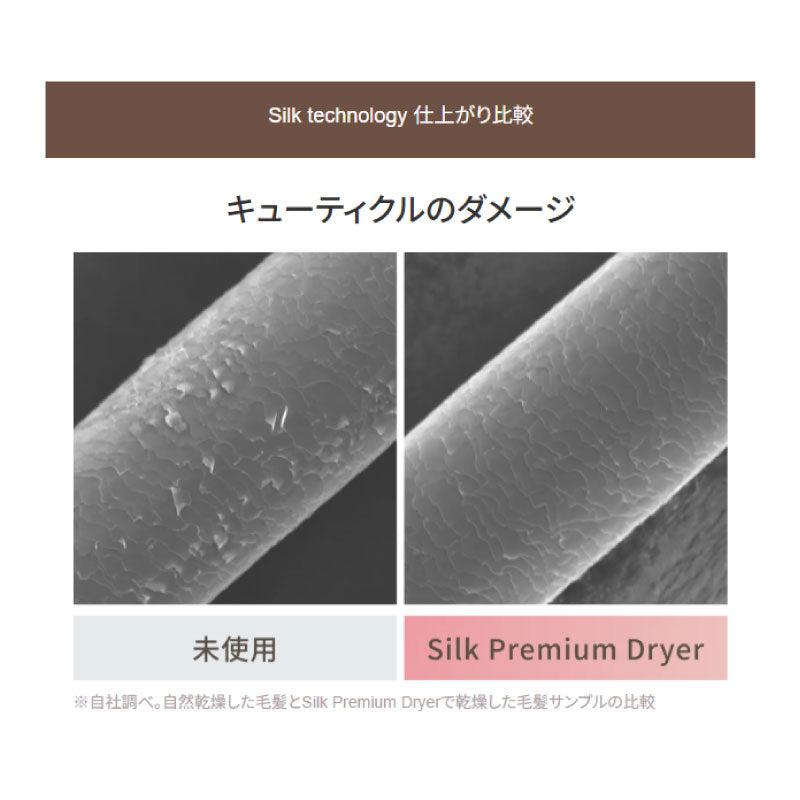 KINUJO Silk Premium Dryer　クリアシルバー/アーバンブラウン　正規品 メーカー１年保証 キヌージョ ドライヤー シルク プレミアム