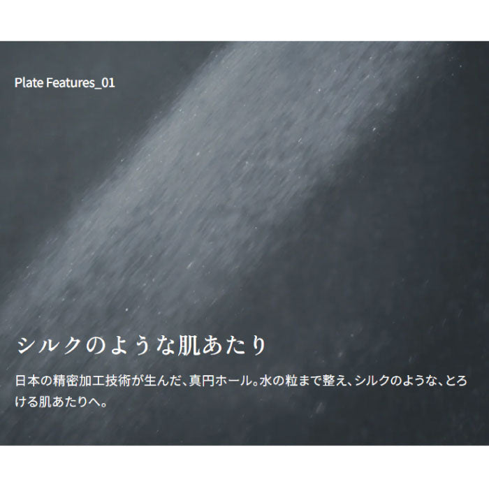 KINUJO Silk Rich Shower キヌージョ リッチ シャワー シルバー/ブラック　マイクロバブル ナノバブル
