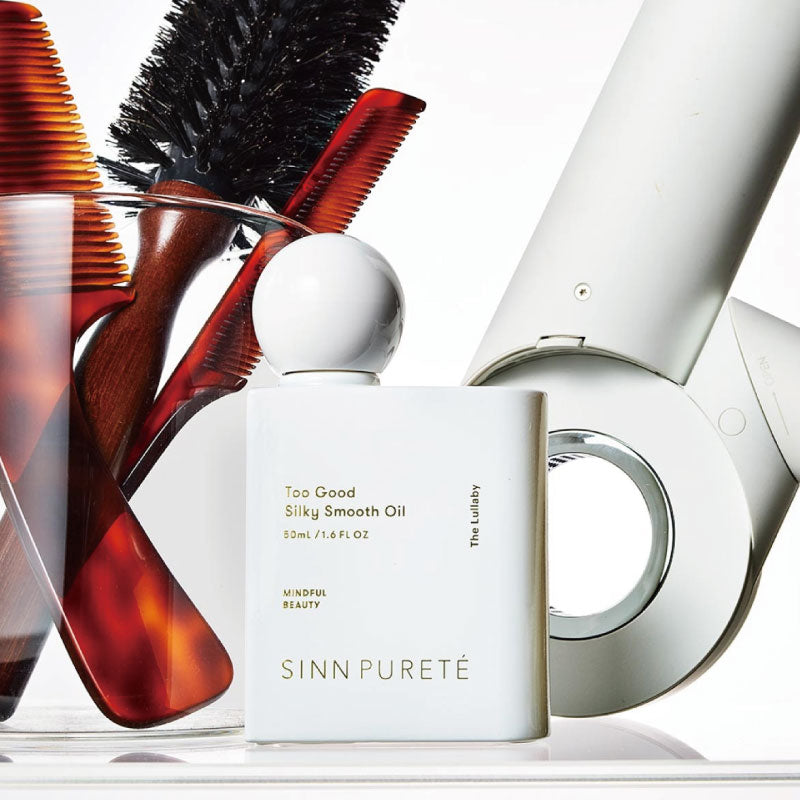 シンピュルテ トゥーグッド シルキースムース オイル The Lullaby／子守唄 50ml　SINN PURETE TooGood ヘアオイル 洗い流さないトリートメント サロン マルチベネフィットオイル カラーケア イランイラン ハーバルノート ハーバルフローラル カモミール ゼラニウム