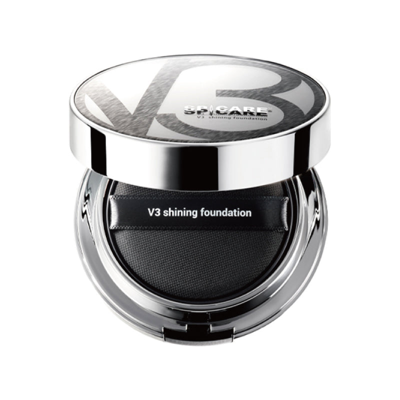 V3 シャイニング ファンデーション 本体15g・詰替用リフィル15g　SPF37／PA++／ベルベットフィニッシュ