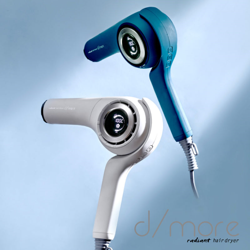 ラディアント ヘア ドライヤー ディモア radiant hair dryer d/more　プロ仕様 ドライヤー 大風量 超速乾 マイナスイオン 遠赤外線