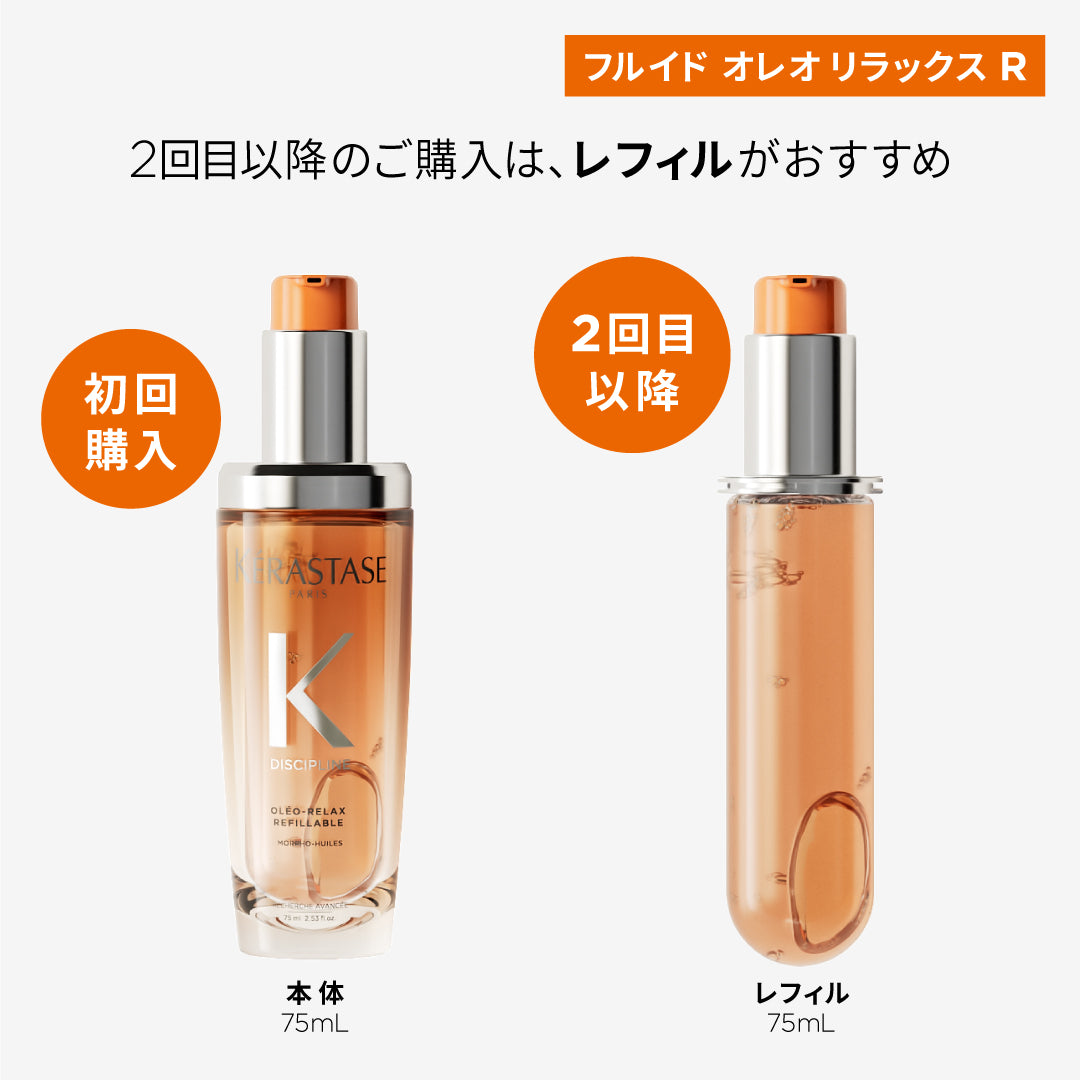 ケラスターゼ DP フルイド オレオリラックスR 75ml　洗い流さないトリートメント ヘアオイル