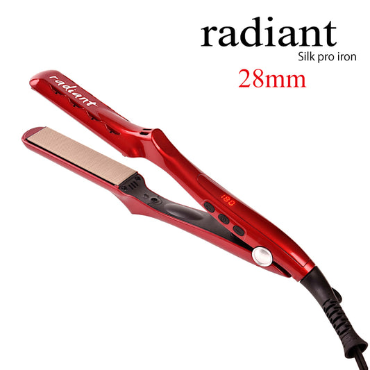 ラディアント シルクプロアイロン radiant 28mm　プロ仕様 保湿 スピード 高温 安定